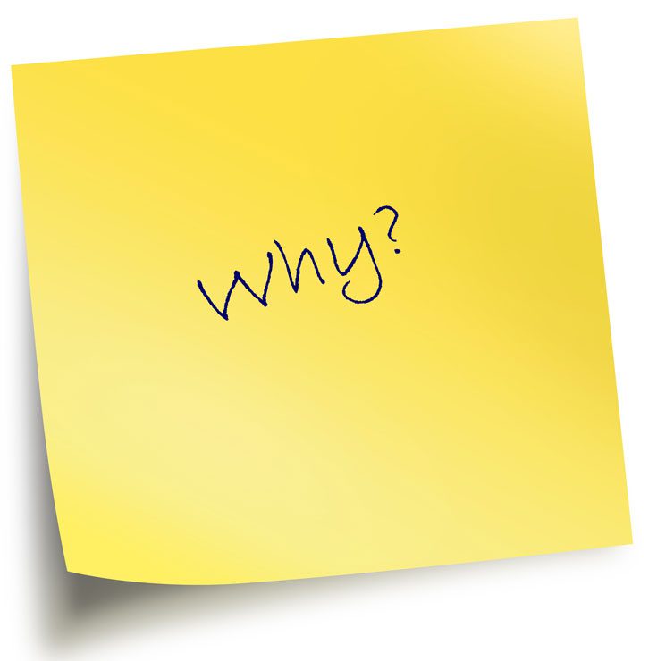 why do we try drugs - why - post it note - Fair Oaks Recovery Center